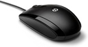 HP x500 Optical Wired USB Mouse - Black