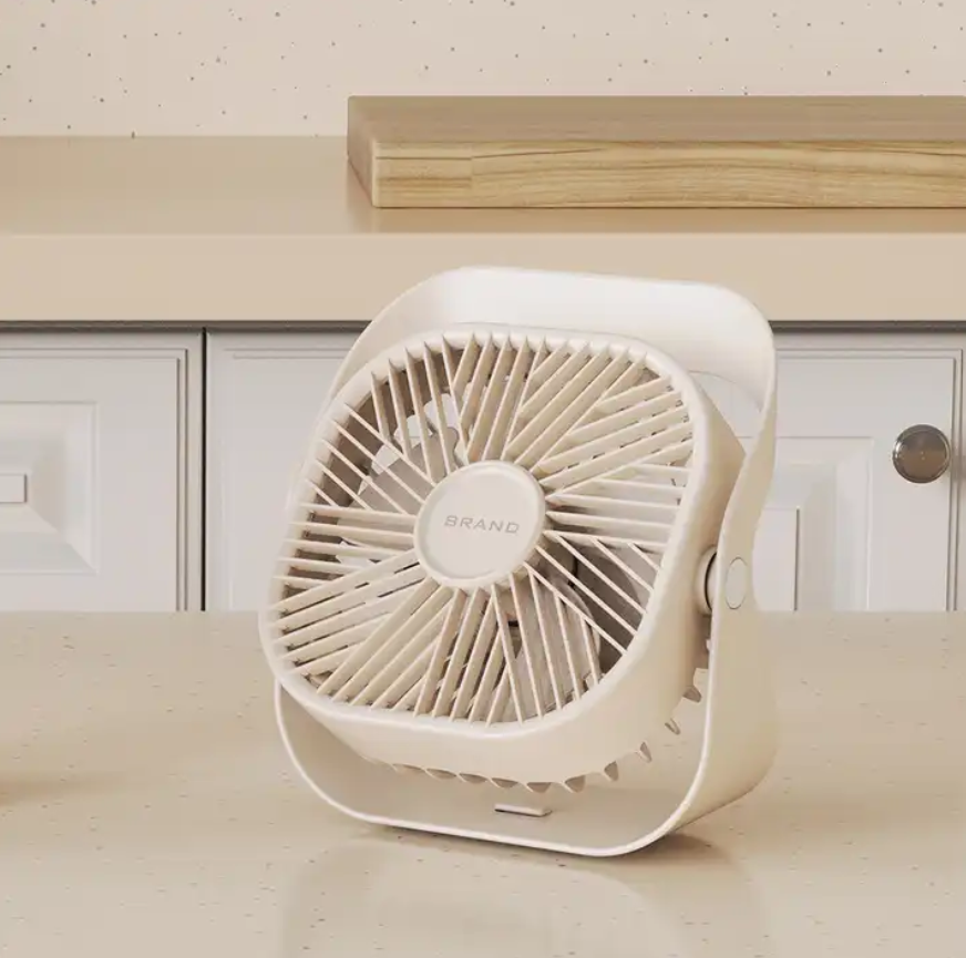 6 Inch Table Desktop Fan Rechargeable Outdoor Household Office Wall Personal Mini Portable Desk Fan