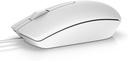 Dell MS116 Optical USB Wired Mouse - White