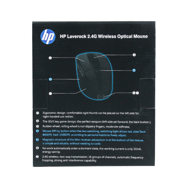 HP Laverock 2.4G Wireless Optical Mouse