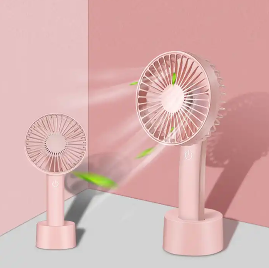 USB Electric Power Source Solar Portable Stand Rechargeable Mini hand held Fan