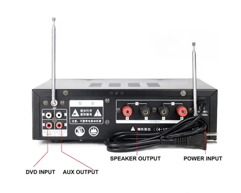 AV-663 Amplifier Distribution Zone Amplificador Kit Audio Class AB Audio Amp