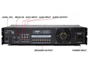 PA-100 Pa Ampli 2SC5198/2SA1941*2 100W 4OHM 4 Areas Professional Powered PA Public Address Amplifier