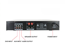 LX-209 Professional remote control digital echo av mixing ktv karaoke system amplifier