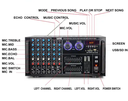 BT-8000 With Vhf Uhf Microphone DVD HF Hifi Transformer Driver Module Active Music Power Ktv EQ Amplifier