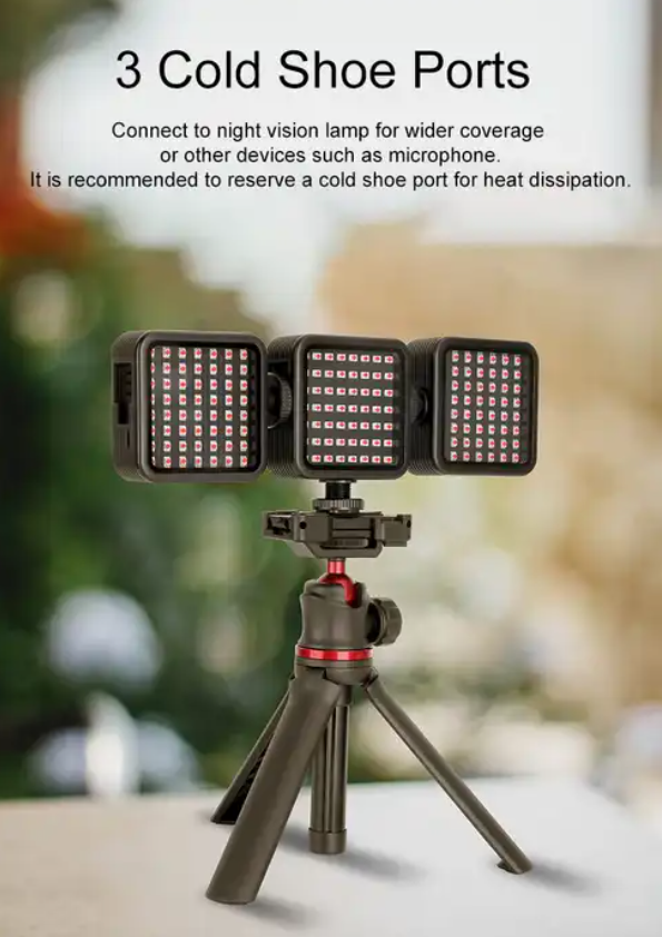 LN-5 IR night vision lamp 56 led light beads photography accessories for video camera