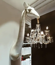 Professional Custom Nordic Style Wall-To-Ceiling Giraffe Chandelier Animal Wall Lamp