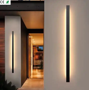 Iwork Modern outdoor waterproof black white acrylic led wall light ip65 iron metal housing led wall lamp hotel wall lamp