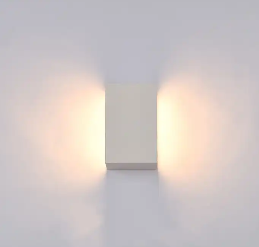 LED Decorative Wall Gypsum Lighting Up Down Wall Lights Living Room Bedside Lighting