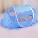 4 PCs Foldable Portable Baby Sleeping Mosquito Net - Blue