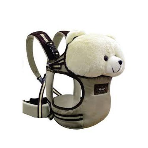 Baby Carrier with Bear Head - Cream