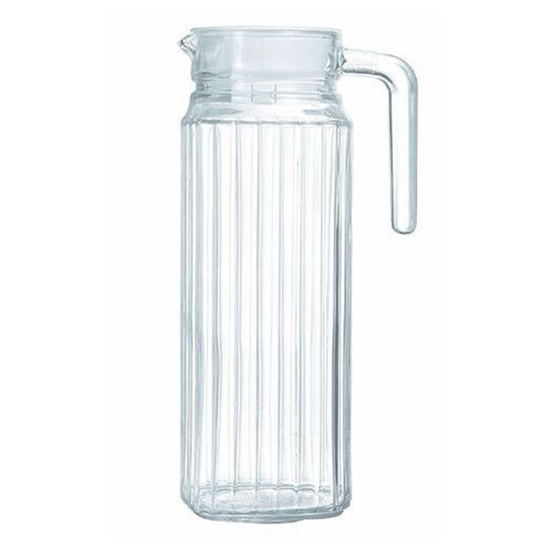 Glass Jug With Unique Design 1.2 Liters-Transparent