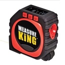 3-in-1 Laser Digital Tape Measure String Mode, Sonic Mode & Roller Mode, Black.