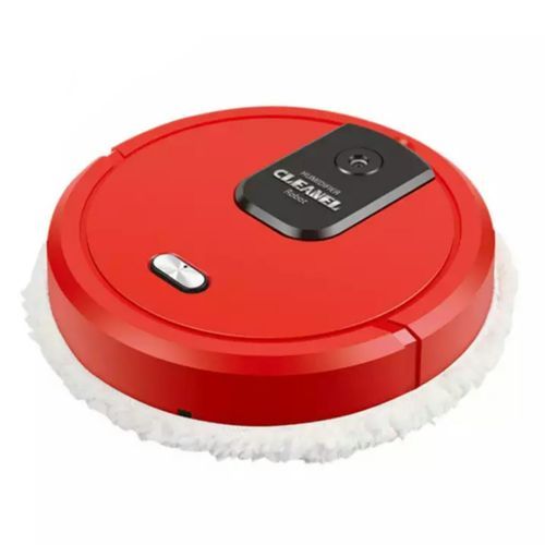 Smart Mute Automatic Brush Mopper Humidifier Robot,Red.