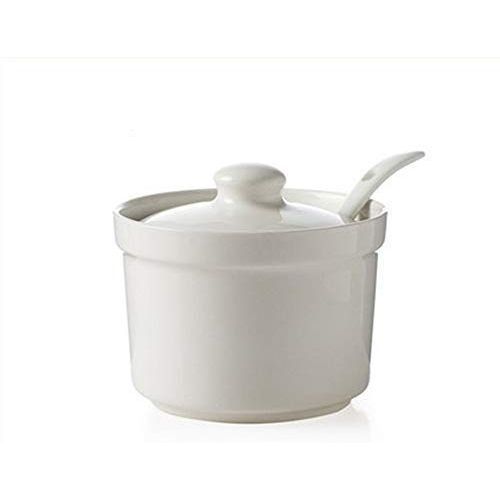 Ceramic Sugar Bowl - White