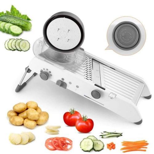 Smart Multi-functional Mandoline Slicer Vegetable Cutter- White