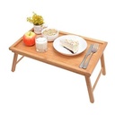 Bamboo Fold Up Lap/Bedroom Serving Tray - Brown