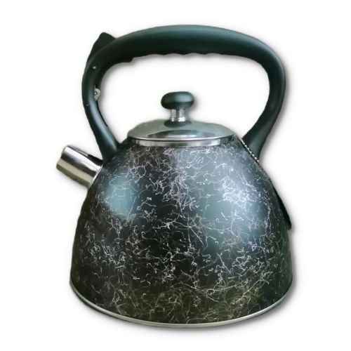 3 Litres Whistling Tea Boiling Kettle - Black