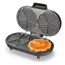 Saachi Double Waffle Maker - Black.