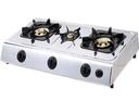 3 Burner Portable Stainless Steel Table Gas Stove Cooker Hob