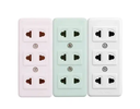 Socket for Power Strip with 3 outlet for 2 pin plugs electrical accessories