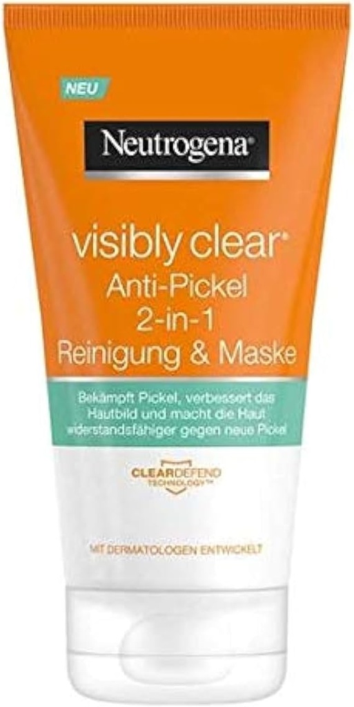 Neutrogena Visibly Clear 2-in-1 Wash Mask 150ml