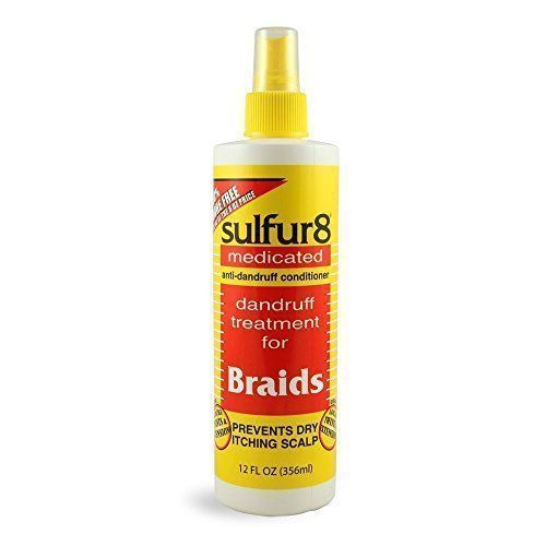 Sulfur 8 Medicated Anti-Dandruff Conditioner for Braids Spray - 356ml