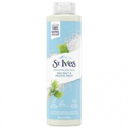 St Ives1 Sea Salt & Pacific Kelp Plant-Based Natural Body Wash 650ml