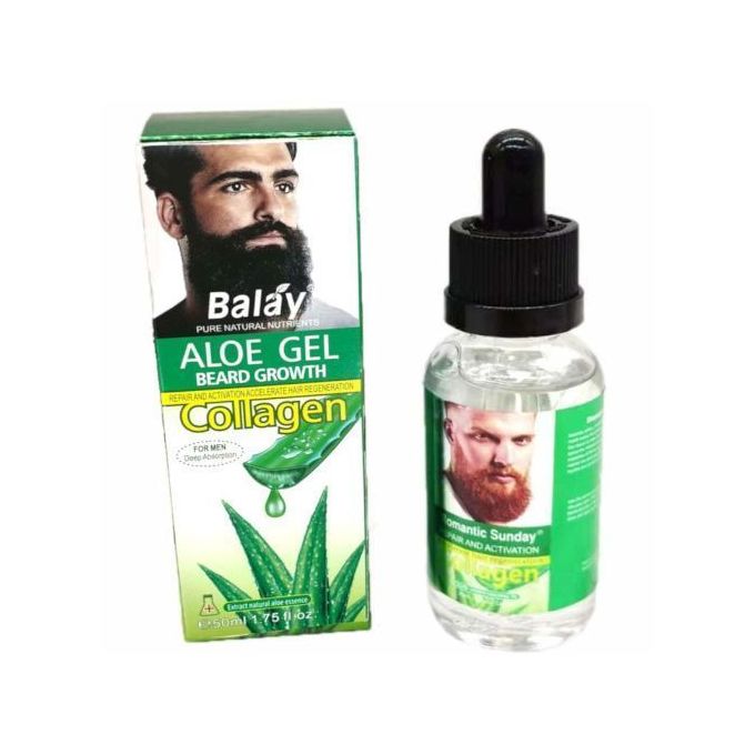 Balay Aloe Gel Beard Growth Collagen For Men - 50ml