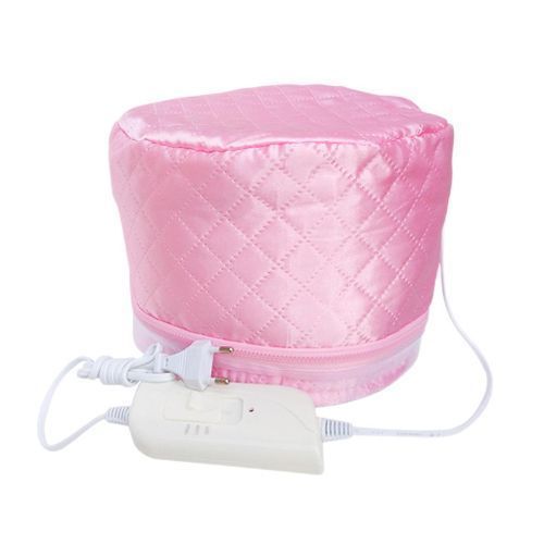 Hair Steamer Hat Pink \Black and Grey