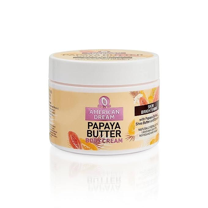 American Dream Papaya Butter Body Cream with Papaya Extract, Shea Butter & Vitamin E 500ml, 17.637 Ounce, 1