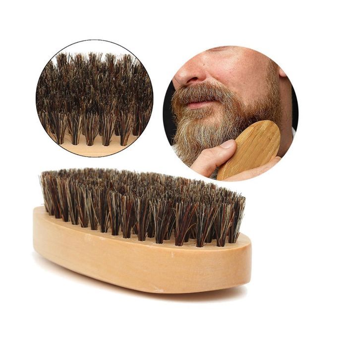 Small Beard And Hair Wooden Brush Beard Brush