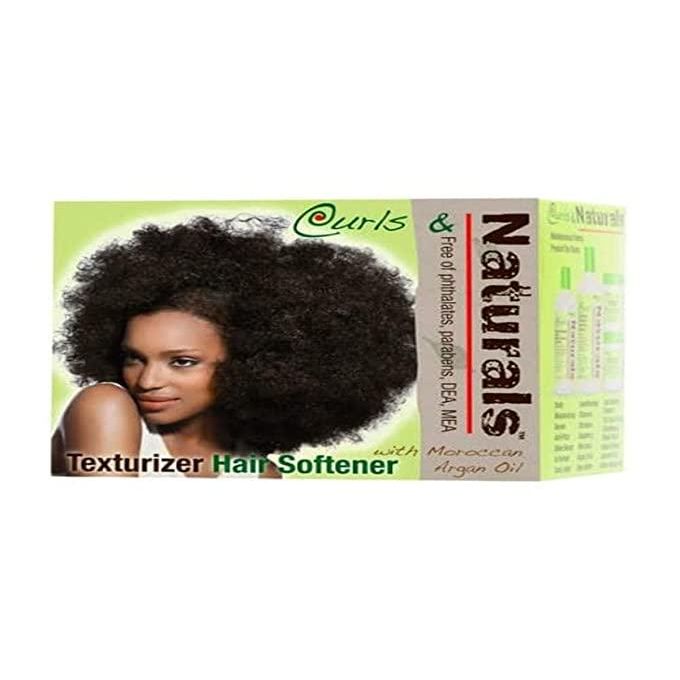 Curls & Naturals Texturizer Hair Softener with Moroccan Argan Oil