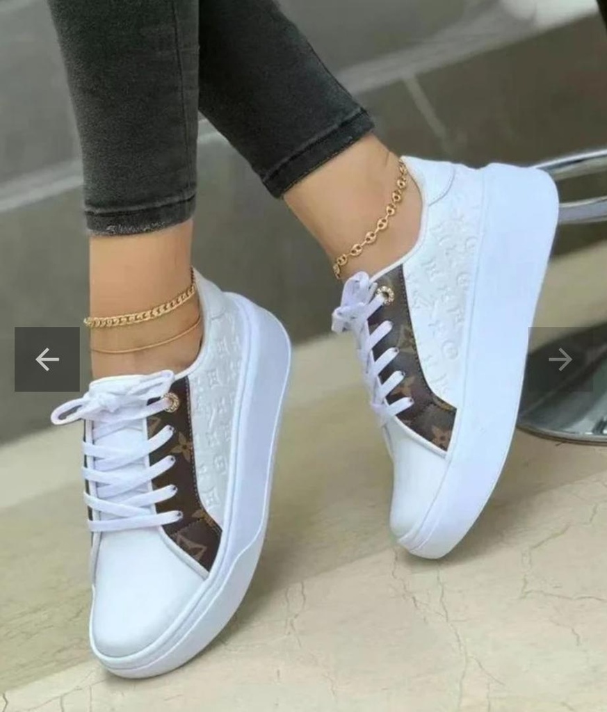 Louis Vuitton Sneakers for Ladies white