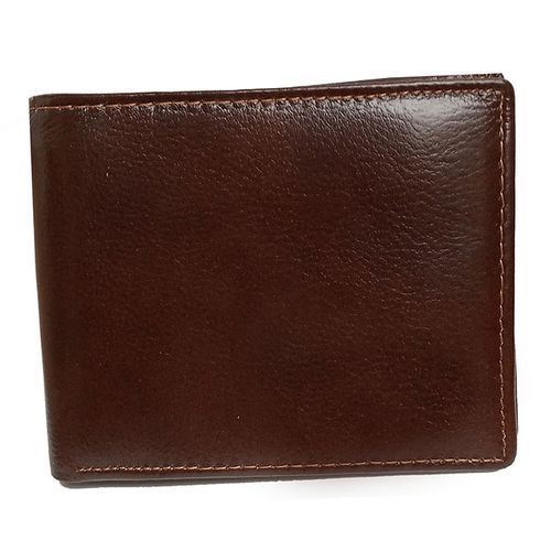 Men's Faux Leather Formal Wallet - Brown