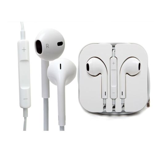 Mingge Stereo Handsfree With Mic & Volume Control For iPhone - White