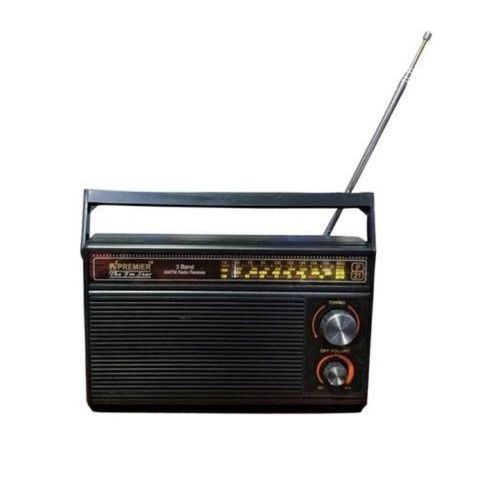 PR Premier™3 Band Portable Radio(FM-MW-SW) - Black