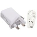 Fast Charger With USB Cable - White