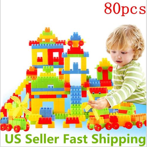 Kids Puzzle Building Blocks Toys Plastic Educational Toys For Kids