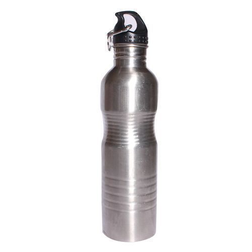 Stainless Steel Bottle With A Thick Lid 800ml - Silver