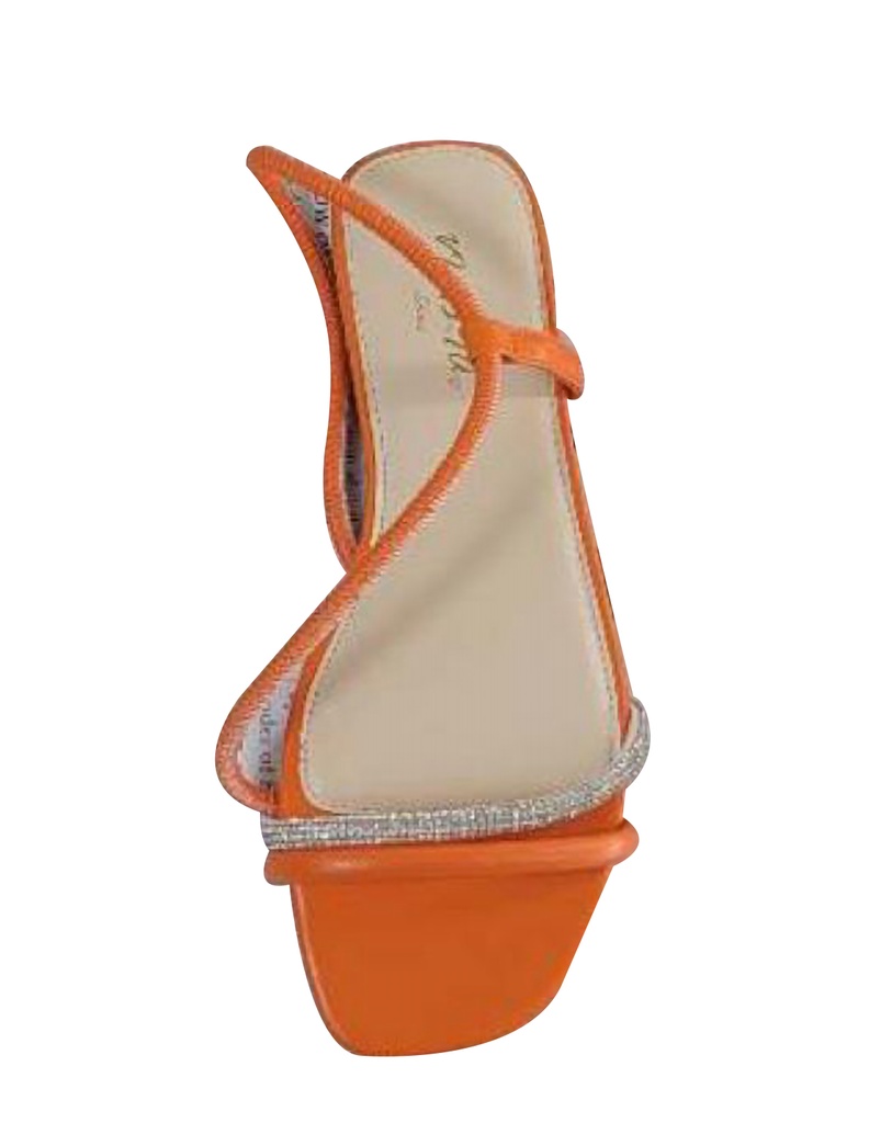 Veronica Beard Womens Maci Ankle Strap Sandals - Orange