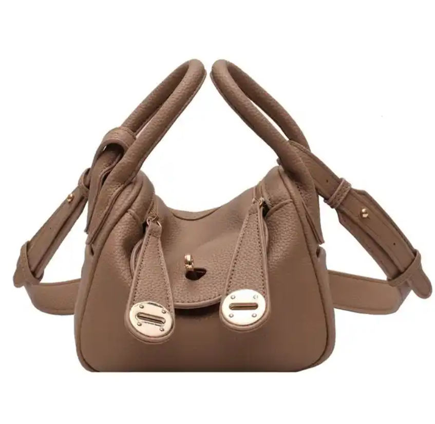 Soft Pu Leather Bucket Fashion Square Shoulder Ladies Bag