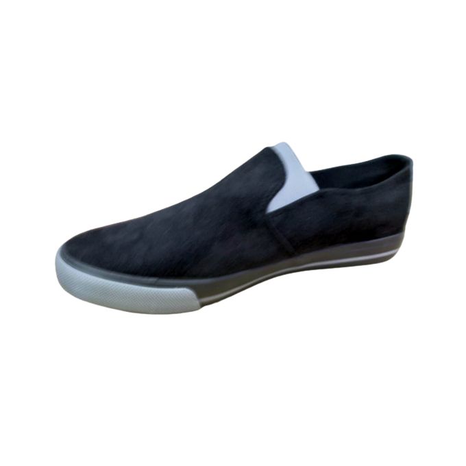 Men's Slip On Plimsolls -Navy Blue