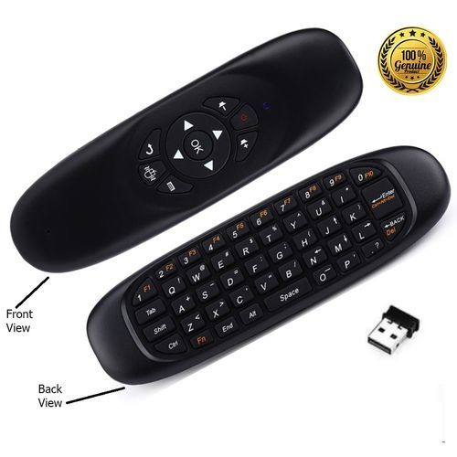 C120 3-in-1 Wireless Air Mouse,Keyboard & Remote Control,-Black