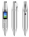 AK007 GSM Mobile Phone Pen - Silver