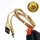 Original Smart USB Gold Cable- Golden