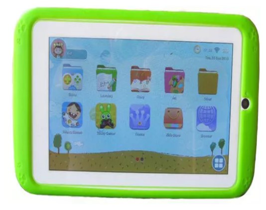 ATOUCH K89 7-Inch, Kids Tablet 1GB RAM,16GB Storage, Wi-Fi - Green