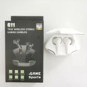 TWS G11 Headphone Bt 5.0 Gaming , TWS Wireless Gamer Earphones