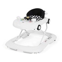 NEW ROBOT Baby walker 2 IN 1 WITH PUSHER CANOPY KL002 - White/Black