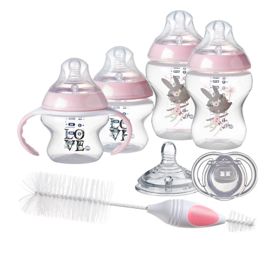 Tommee Tippee Closer To Nature Kit Newborn Anti-Colic CTN - Pink